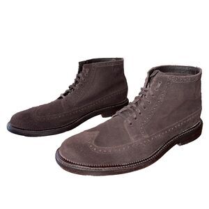Cole Haan Jayhawker Wingtip Chukka Boots Brown Suede Lace Up Dress Casual 12M